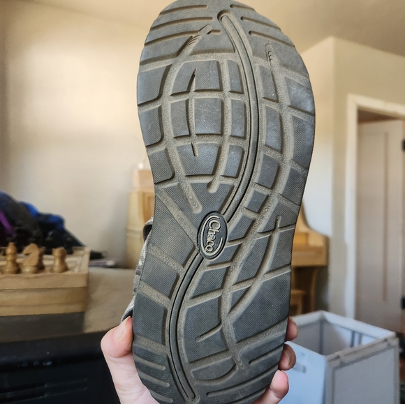 Womens grey/tan Chacon size 9 - Picture 3 of 4